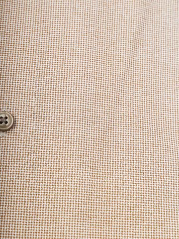 Olymp Luxor Overhemd Pied De Poule Bruin Product / Detail