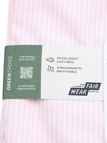 OLYMP Shirt Level 5 Luxury Stripe Pink Product / Detail