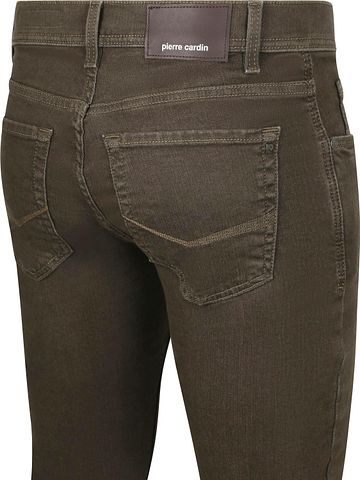 Pierre Cardin Trousers Lyon Tapered Raw Braun Product / Achterkant