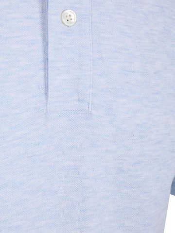 Profuomo Piqué Polo Shirt Melange Light Blue Product / Detail