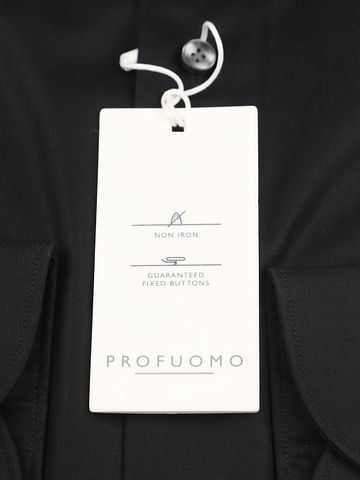 Profuomo Twill Shirt Black Product / Detail