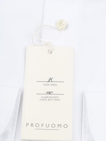 Profuomo Twill Shirt White Product / Detail