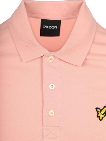 Lyle and Scott Poloshirt Grapefruit Roze Product / Detail