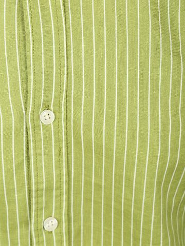 Scotch and Soda Linen Shirt Stripes Green Product / Detail
