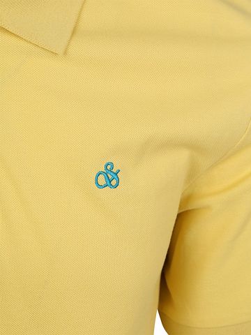 Scotch and Soda Piqué Polo Shirt Yellow Product / Detail