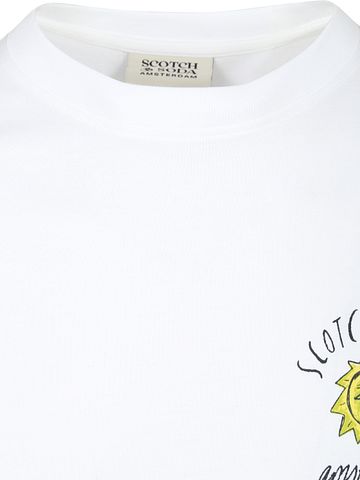 Scotch & Soda T-Shirt Backprint White Product / Detail