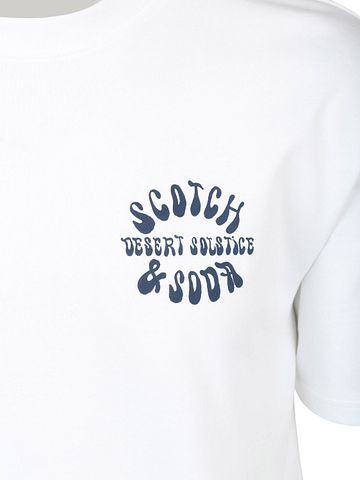 Scotch & Soda T-shirt baktryck Vit Product / Detail