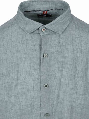 State Of Art Shirt Linen Green Product / Detail