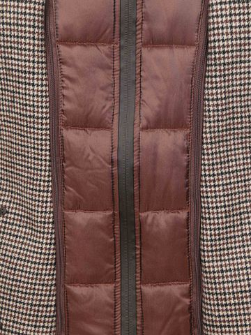 Suitable Coat Wolle Pepita Beige Kamel Product / Detail
