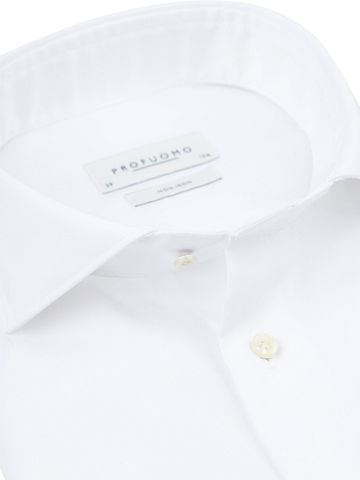 Profuomo Twill Shirt White Product / Detail