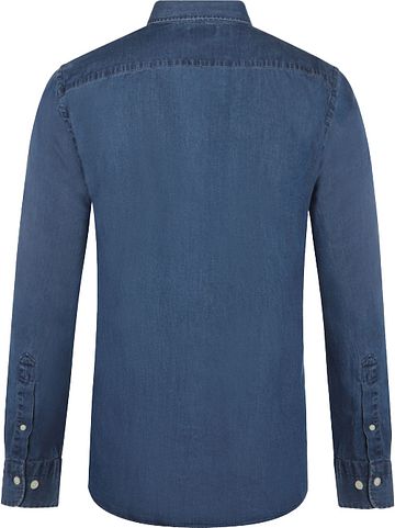 McGregor Shirt Chambray Indigo Product / Achterkant