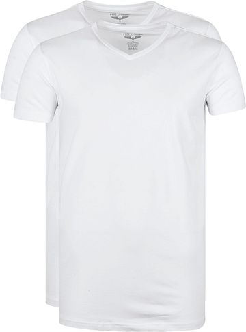 PME Legend T-Shirt Simple Lot de 2 Col-V Blanc Product