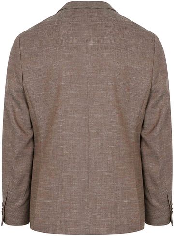 Suitable Sports Jacket Structure Lined Brown Product / Achterkant