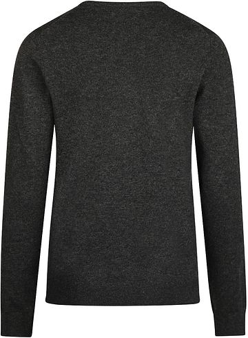 Steppin' Out Women Pullover V-Neck Merino Wool Anthracite Product / Achterkant