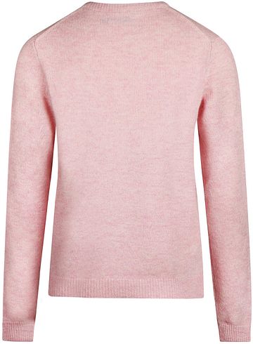 Steppin' Out Dam V-ringad Tröja Lammull Rosa Product / Achterkant