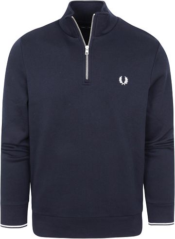 Fred Perry Half Zip Pullover Navy Blue Product