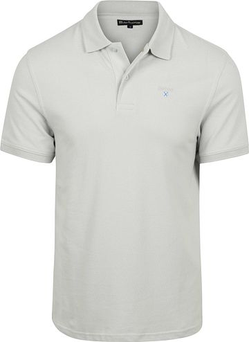 Barbour Pique Polo Shirt Haze Blue Product