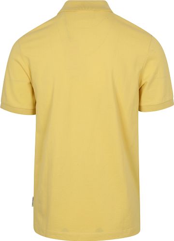 Scotch and Soda Core Piqué Polo Gul Product / Achterkant