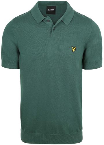 Lyle and Scott Knitted Polo Shirt Green Product