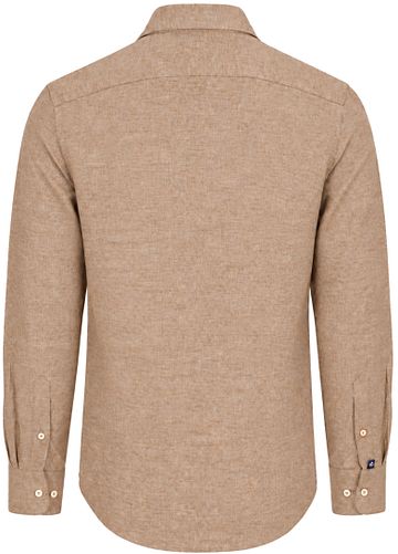 Suitable Shirt Mélange Camel Product / Achterkant