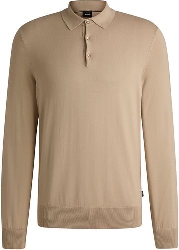 BOSS Gemello Langarm-Poloshirt Beige Product