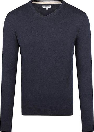 McGregor Pull Laine Mérinos Col V Marine Product
