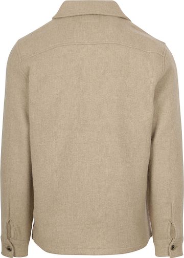 Suitable Overshirt Wool Blend Beige Product / Achterkant