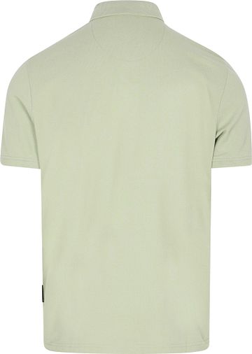 State of Art Polo Piqué Vert Clair Product / Achterkant