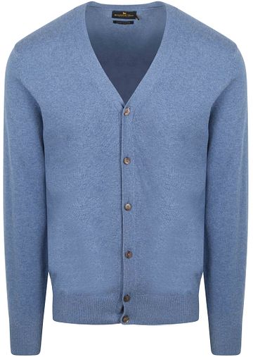 Steppin' Out Vest Cotton Cashmere Blauw Product
