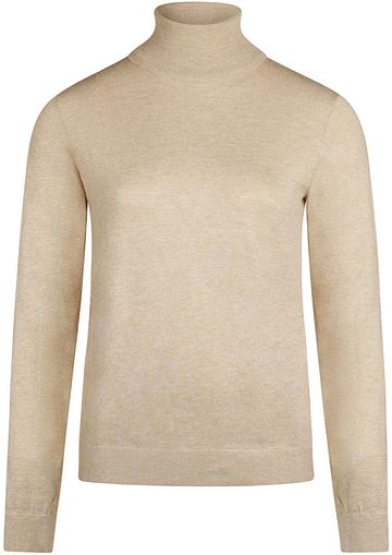 Steppin' Out Women Rollneck Pullover Cotton Cashmere Beige Product