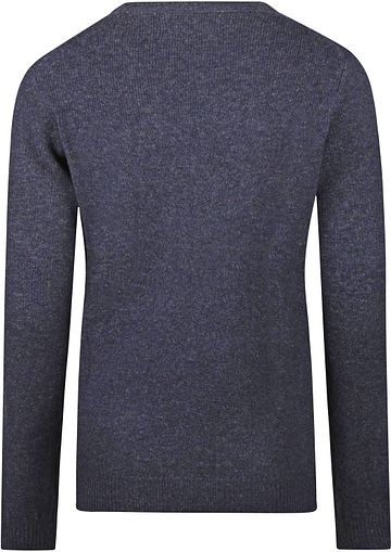 Steppin' Out Women Pullover V-Neck Lambswool Navy Product / Achterkant
