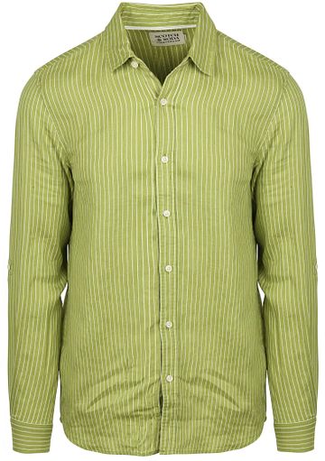 Scotch & Soda Leinenhemd Streifen Grün Product