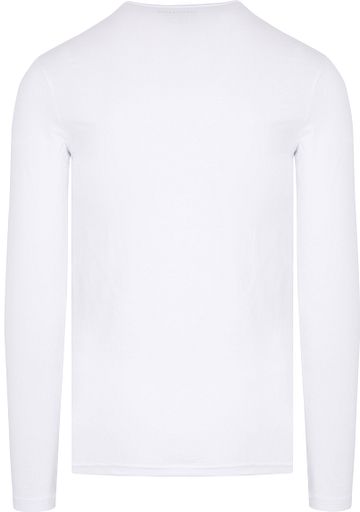 Garage Basic Longsleeve T-Shirt Stretch White Product / Achterkant