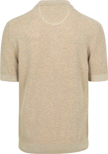 Gant Polo Maille Beige Product / Achterkant