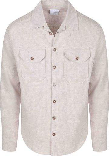 R2 Overshirt Lin Bomull Beige Product