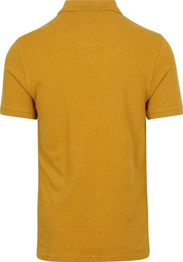 Barbour Pique Polo Shirt Ochre Yellow Product / Achterkant