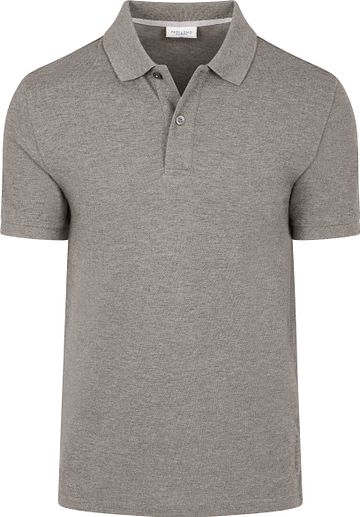 Profuomo Polo Piqué Mélangé Marron Product