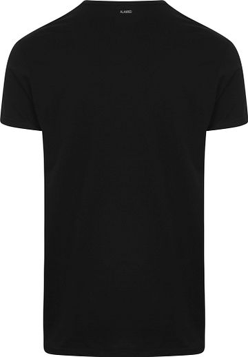 Alan Red V-Neck Dean T-Shirt (2Pack) Black Product / Achterkant