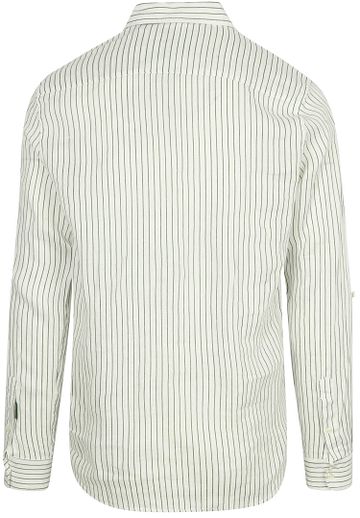 Scotch and Soda Linen Shirt Stripes White Product / Achterkant