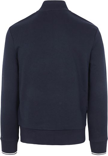 Fred Perry Half Zip Pullover Navy Blue Product / Achterkant