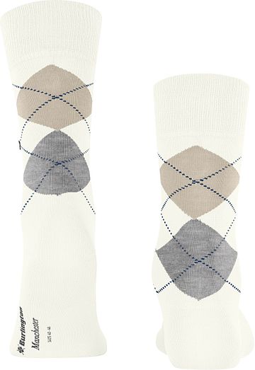 Burlington Manchester Calze Off-White 2049 Product / Achterkant