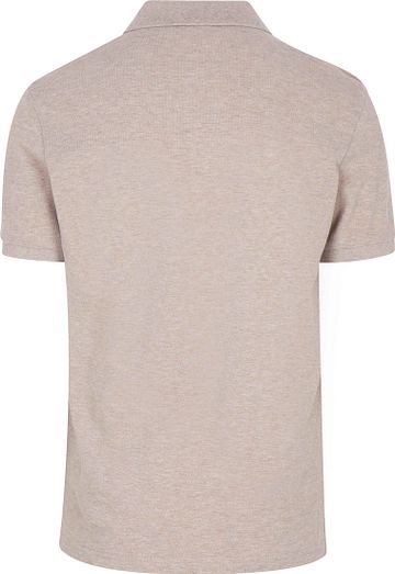 Profuomo Piqué Polo Shirt Beige Product / Achterkant