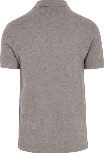 Profuomo Piqué Polo Shirt Melange Brown Product / Achterkant