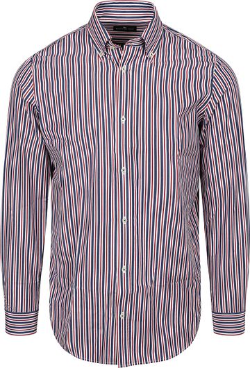 Steppin' Out Hemd Streifen Navy Rot Product