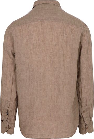 State Of Art Shirt Linen Beige Product / Achterkant