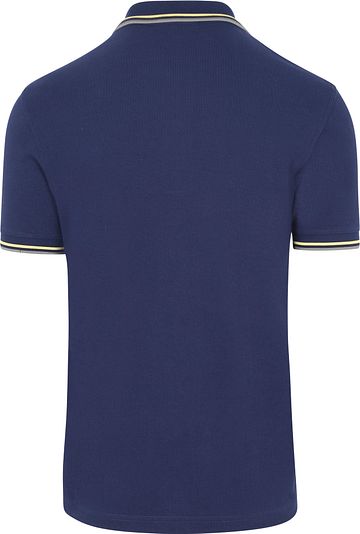 Fred Perry Polo Twin Tipped M3600 Dark Blue 48A Product / Achterkant