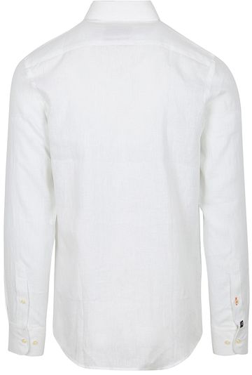 Suitable Shirt Linen White Product / Achterkant