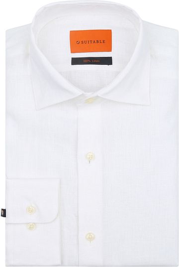 Suitable Shirt Linen White Product