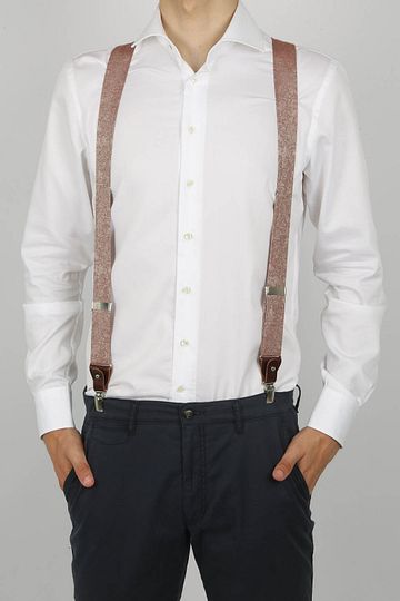 Sir Redman Bretels Combi Pack Sposo Stiloso Burgundy Model / Voorkant