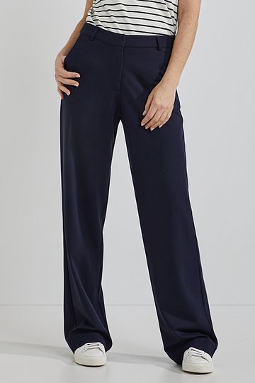 Steppin' Out Damen Hose Milano Navy Model / Voorkant